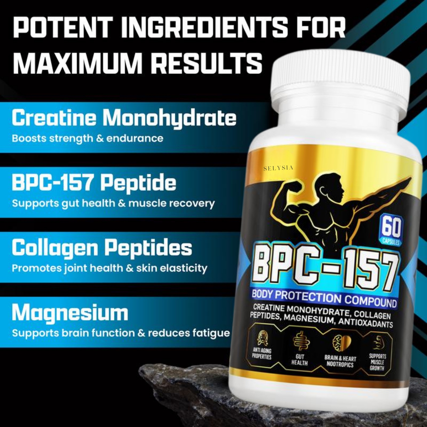 Selysia™ - BPC 157 Peptide Capsules