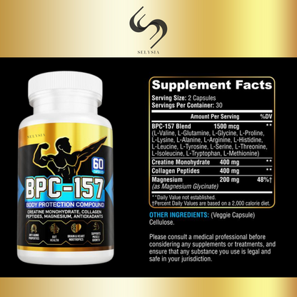 Selysia™ - BPC 157 Peptide Capsules